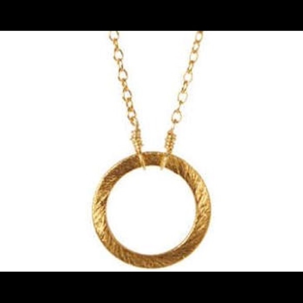 Giu Giu Boutique Sterling Silver Circle Necklace